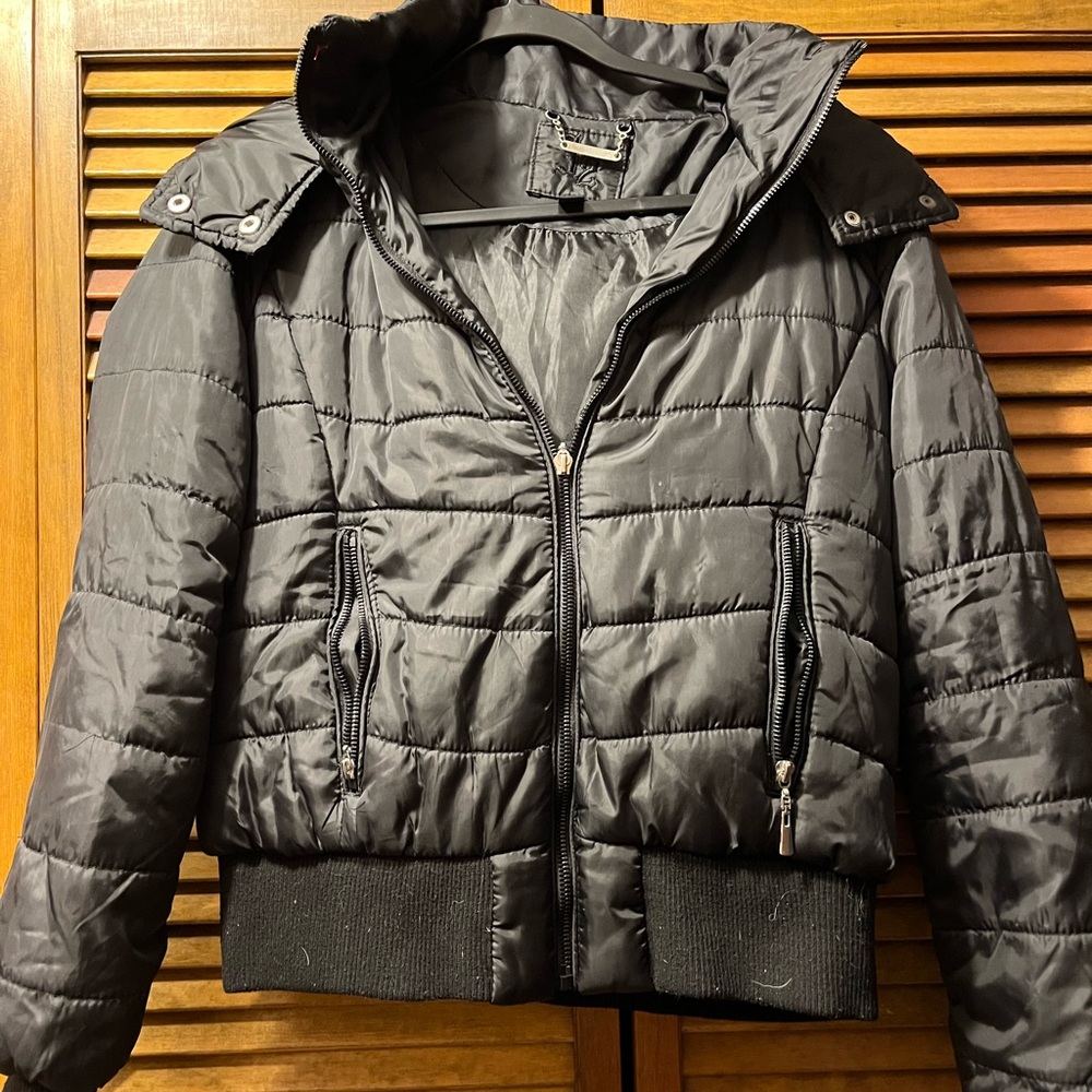 Black Quilted Women's Jacket